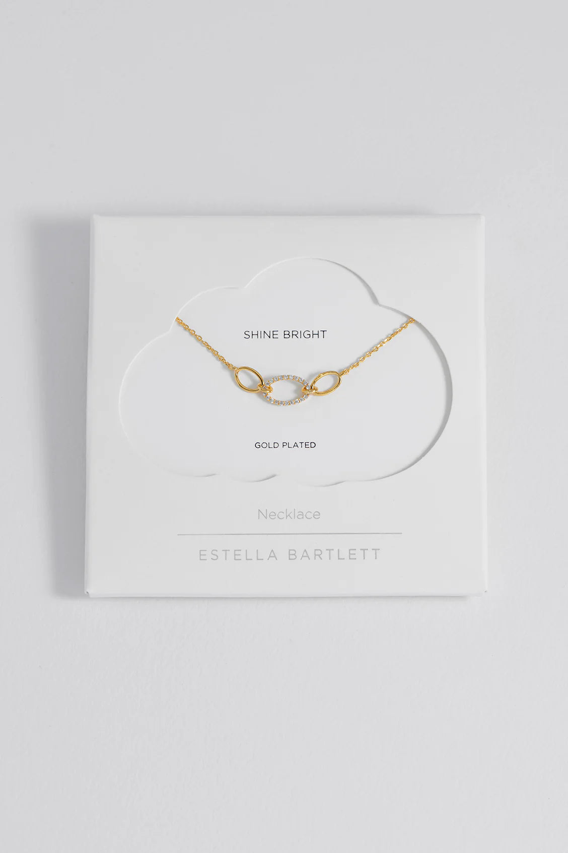 Estella Bartlett - Oval Link Chain Necklace - Gold