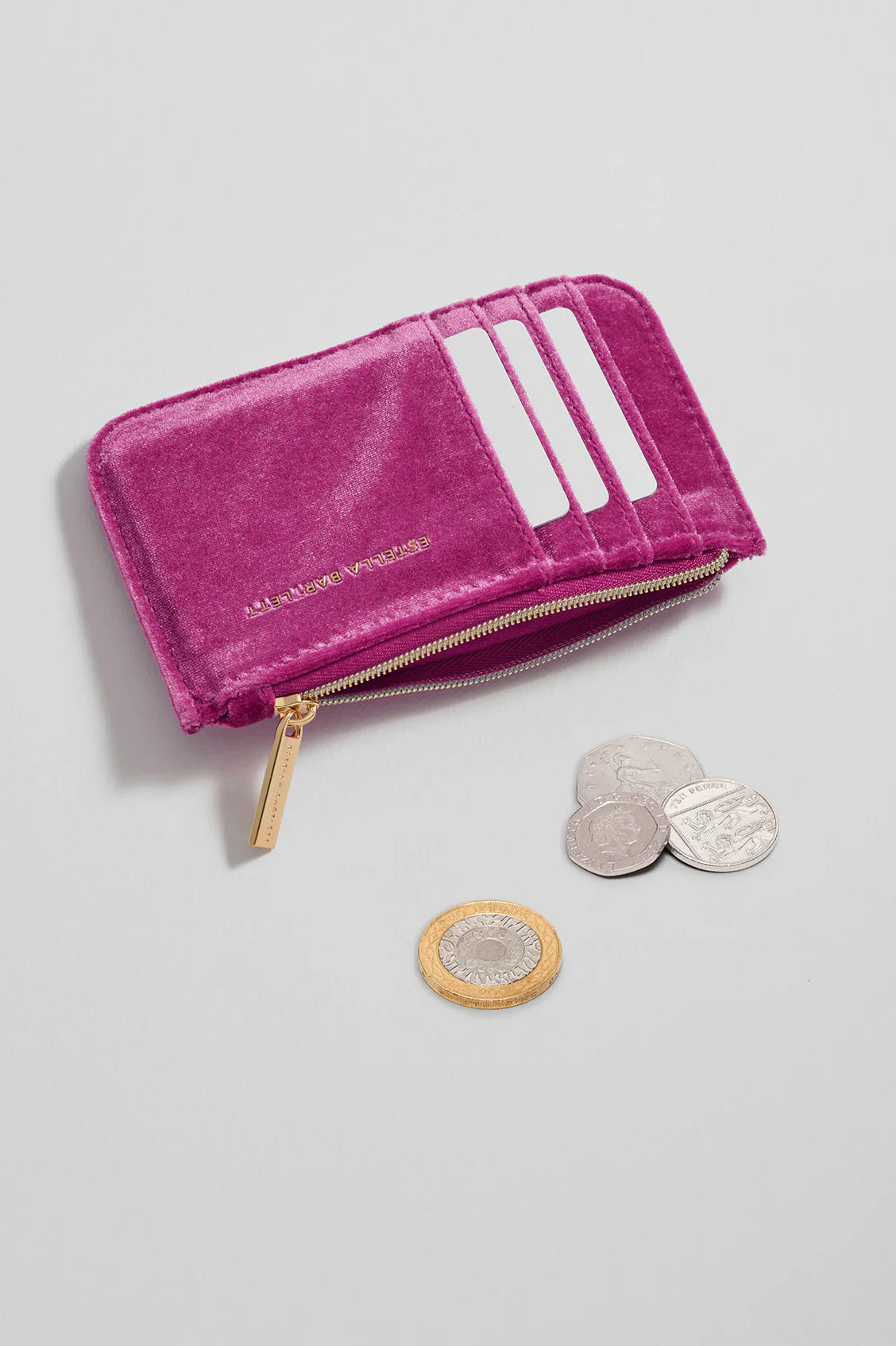 Quilted Card Purse - Pink