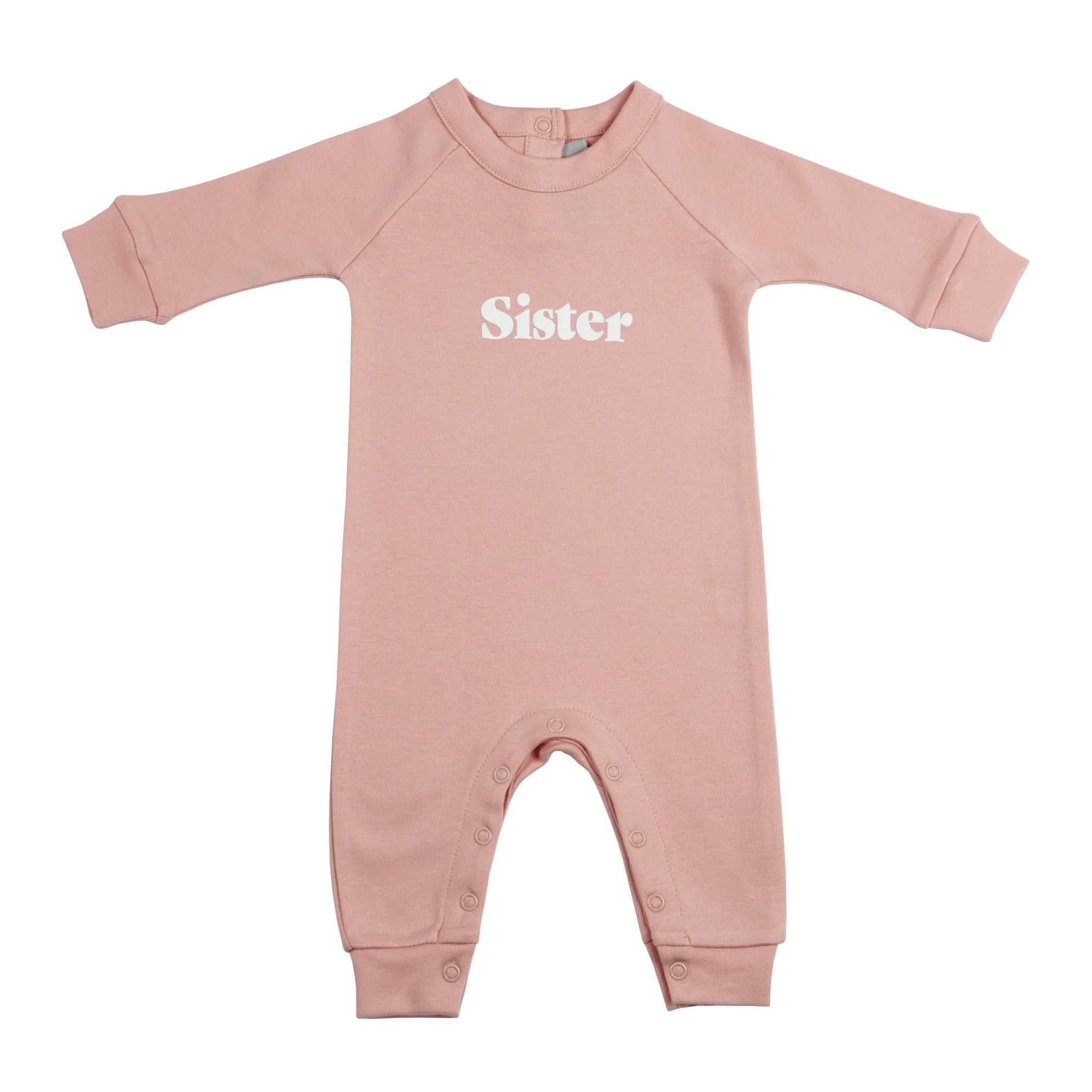 Sister Pink Babygrow /6 - 12 M