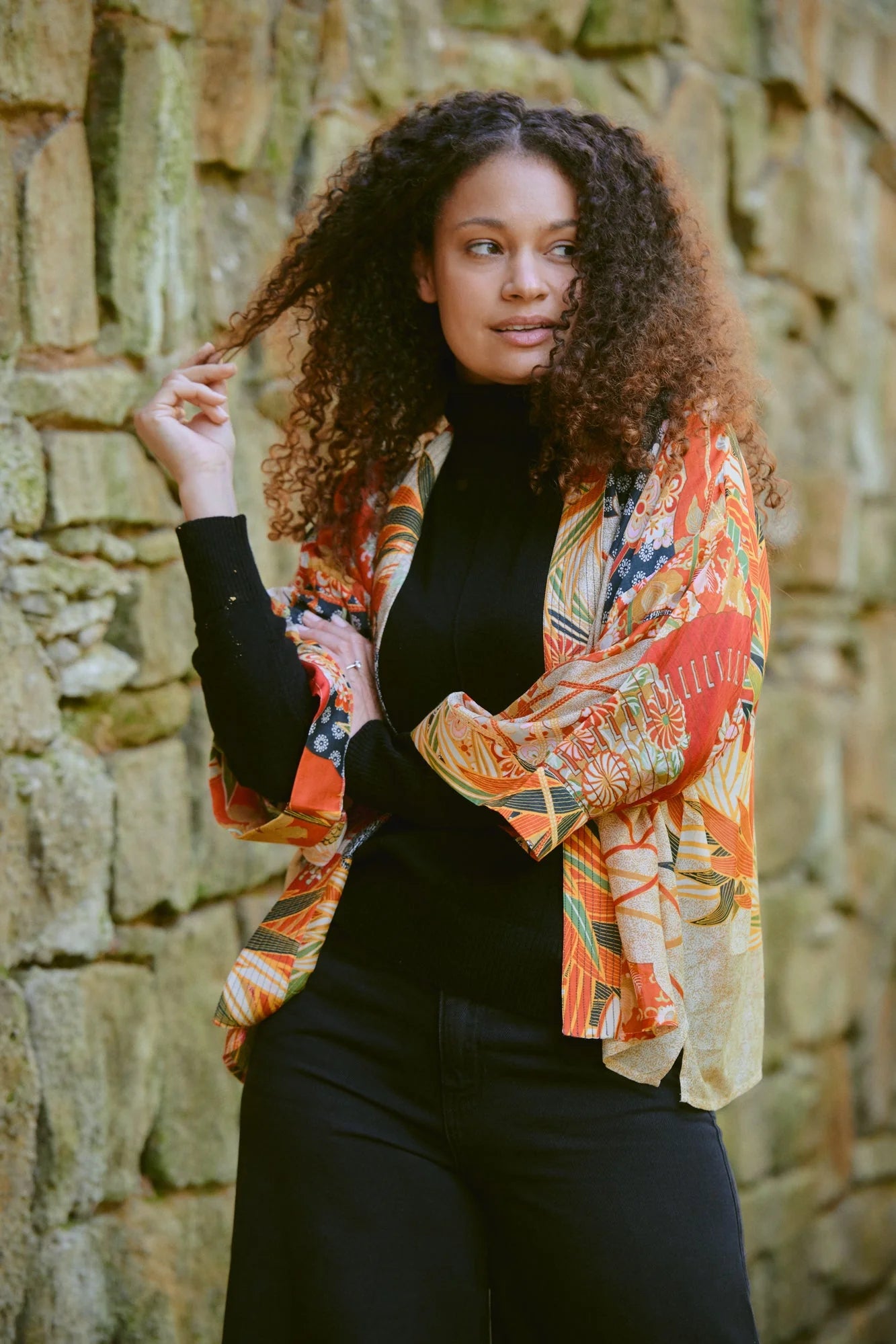 One Hundred Stars Kimono - Fans - Scarlett