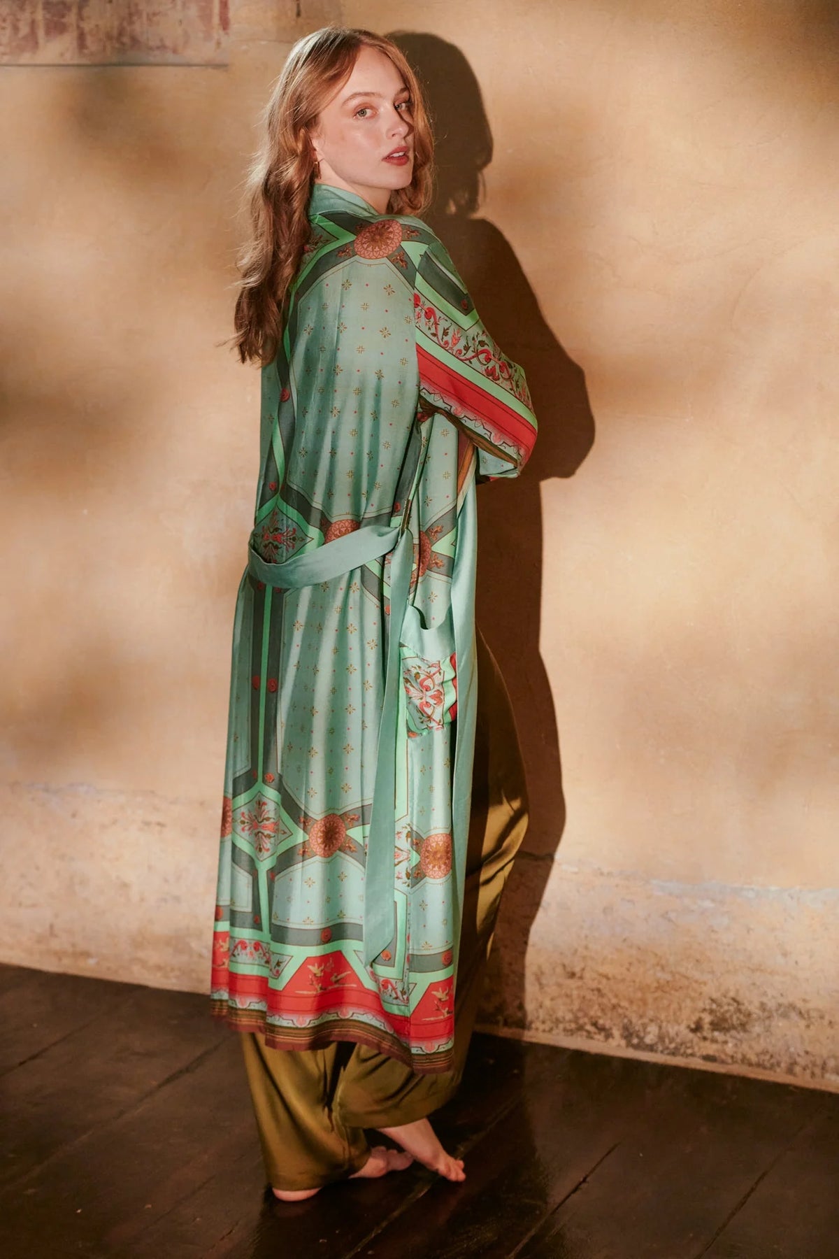 Gown - Fleur De Lys - Aqua