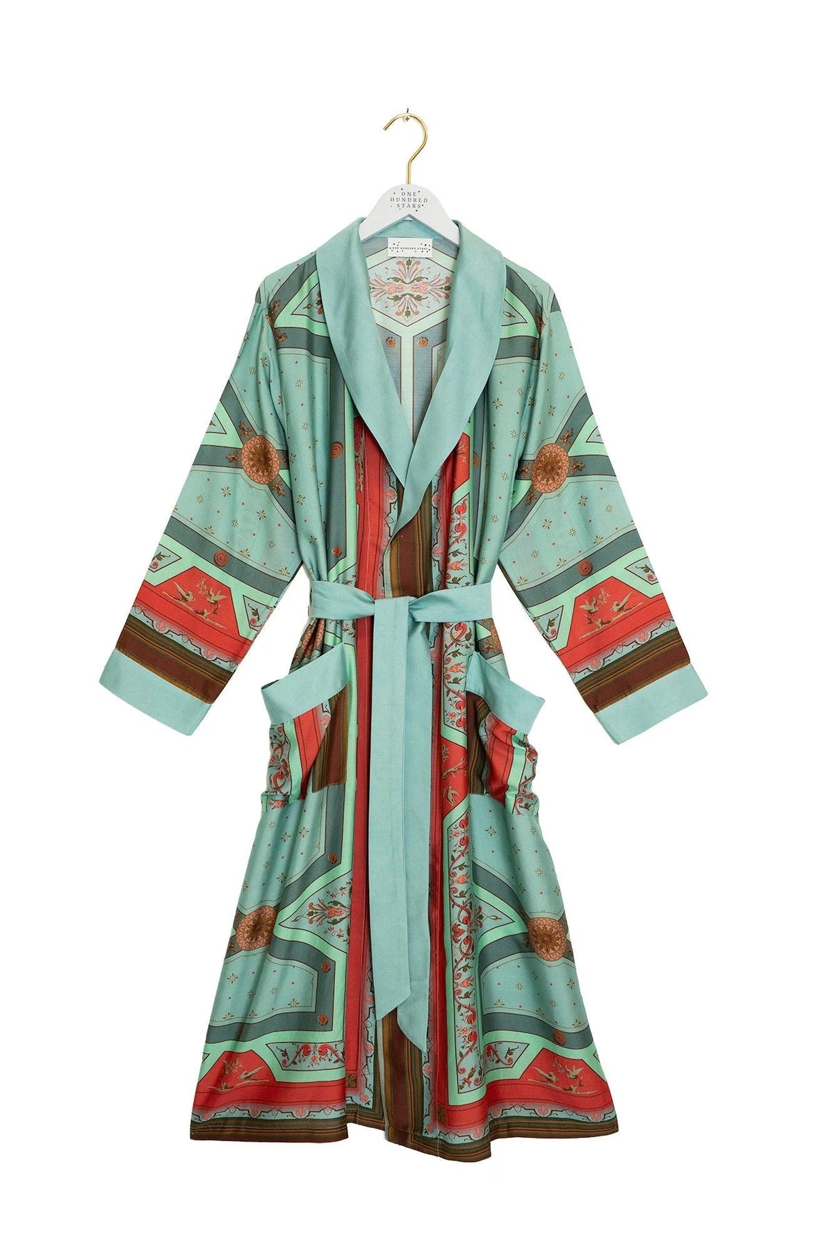 Gown - Fleur De Lys - Aqua