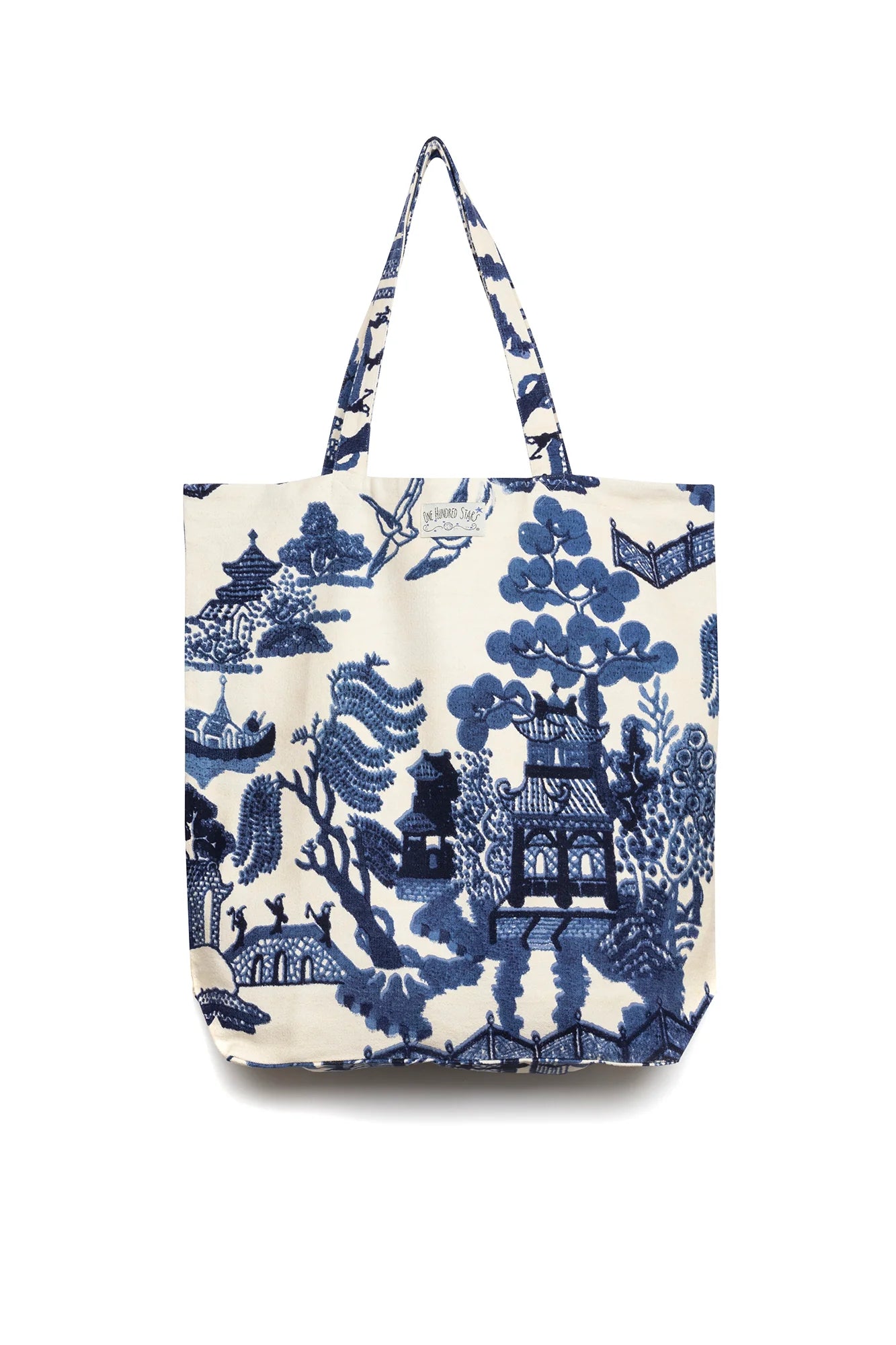 Canvas Bag - Giant Willow Blue
