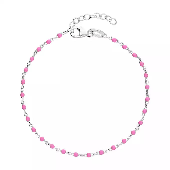 Italian Pink Beads Bracelet