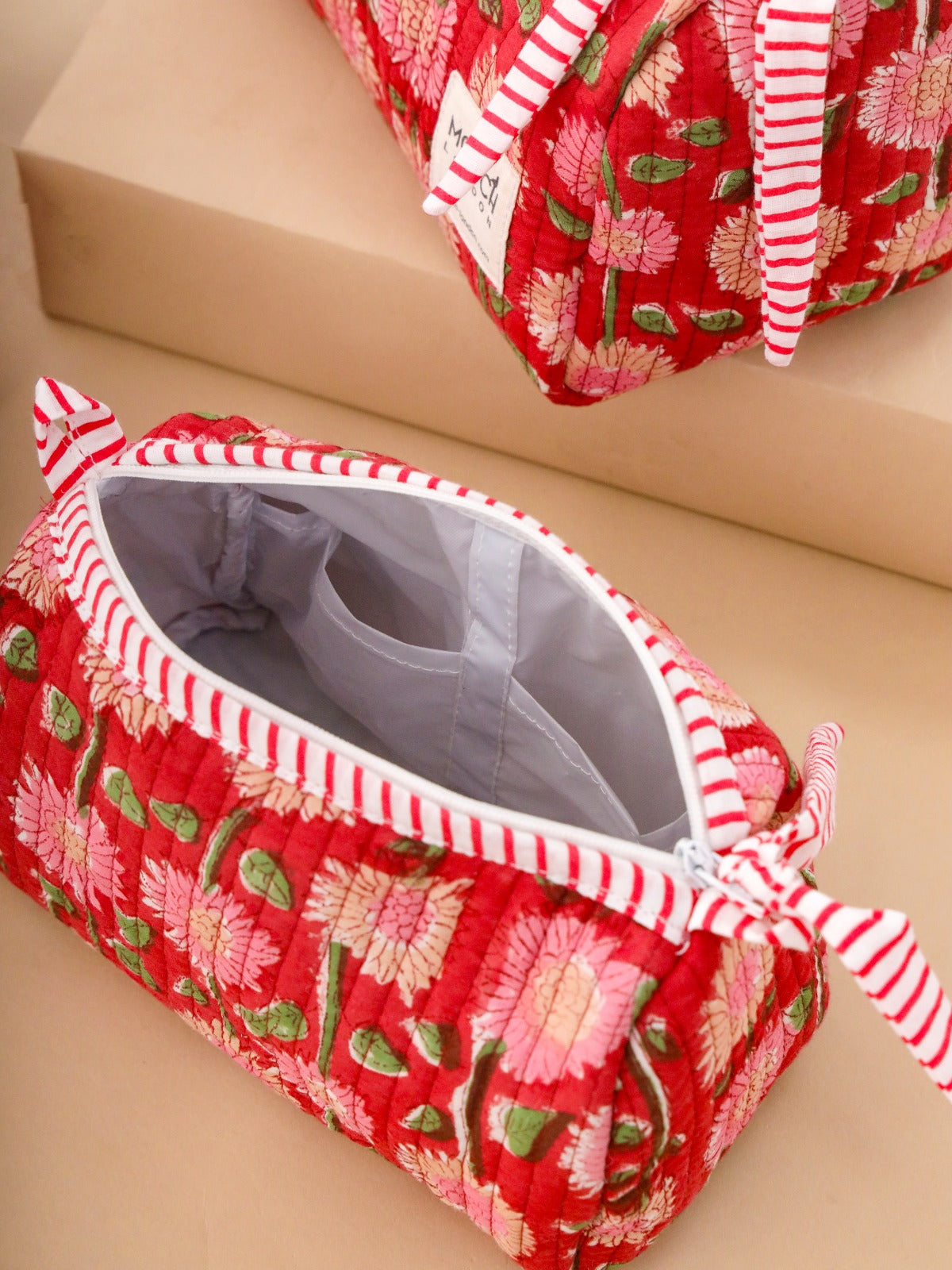 MOOCH London - Quilted Wash Bag - Large