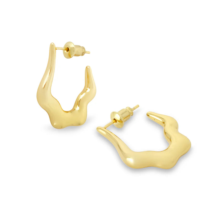 Ashiana London - Avery Gold Hoop Earrings