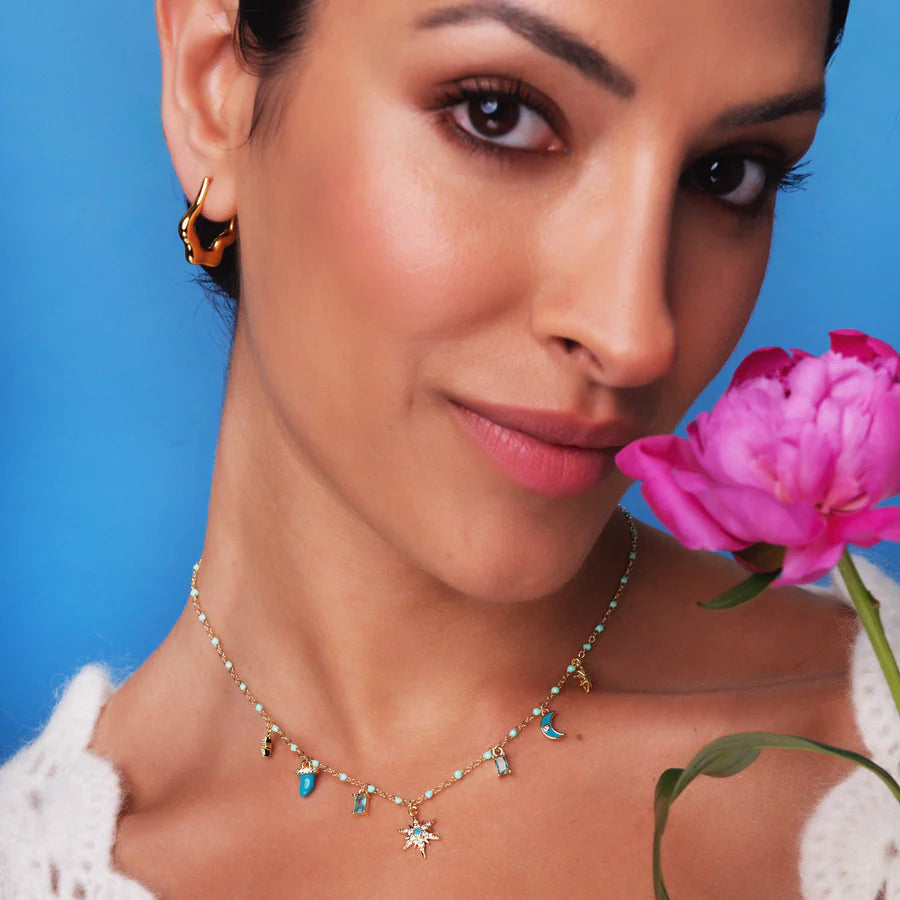 Ashiana London - Avery Gold Hoop Earrings