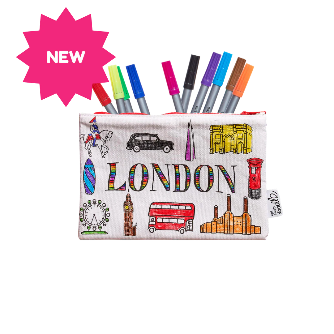 Eat Sleep Doodle - London Pencil case