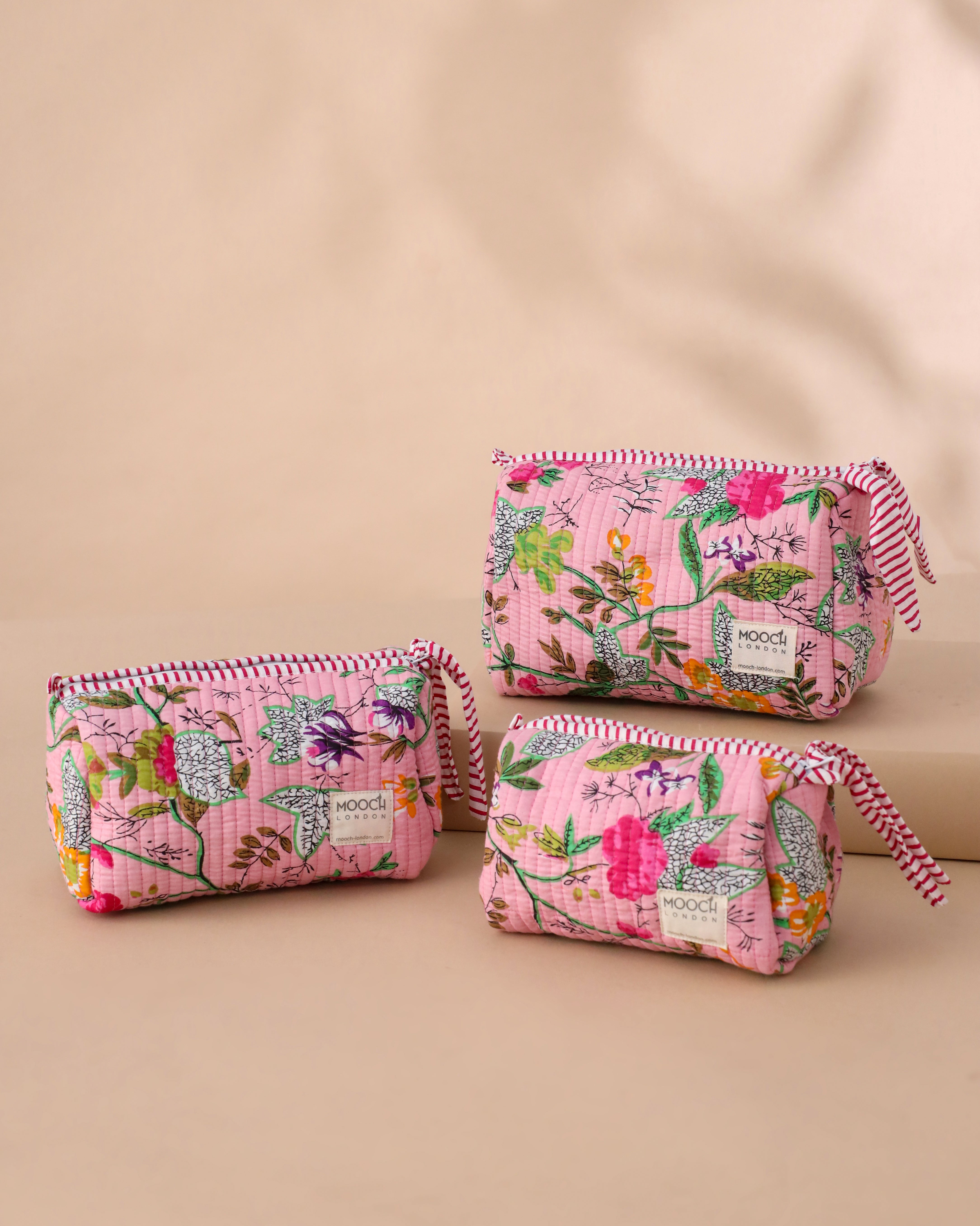 MOOCH London - Quilted Wash Bag - Large