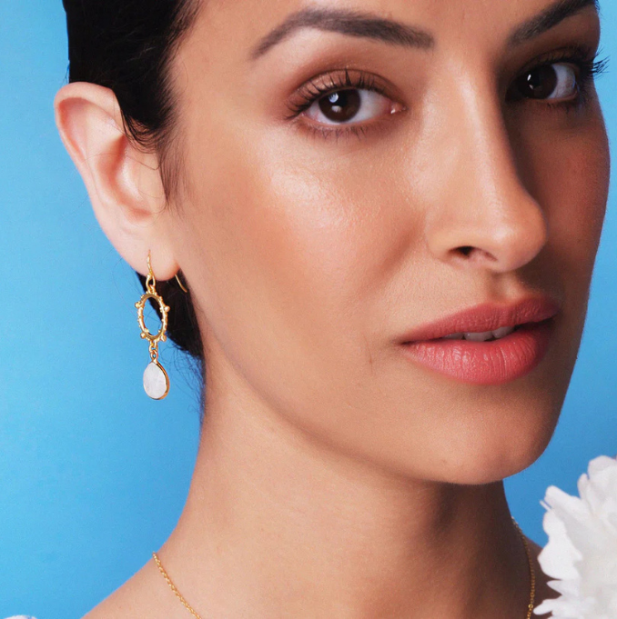 Ashiana - Allegra Earrings - Moonstone