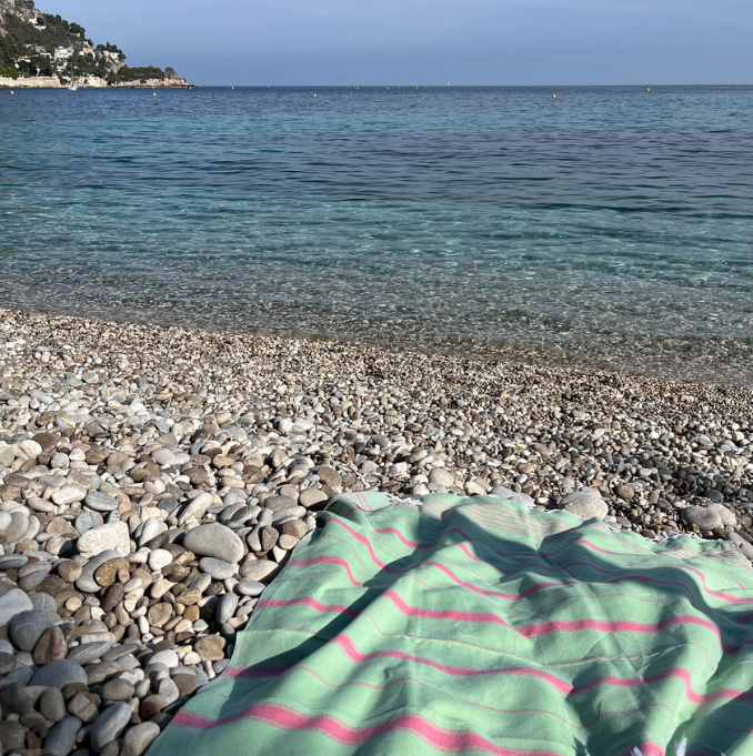 Hammam Towel - Pistachio & Tulip