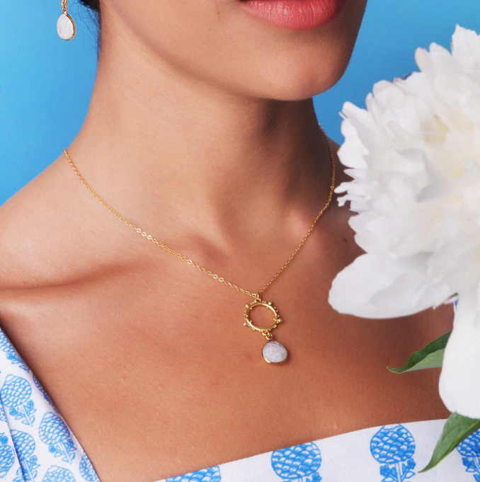 Ashiana - Allegra Necklace - Moonstone