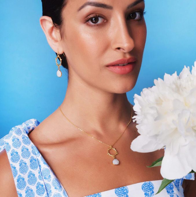 Ashiana - Allegra Earrings - Moonstone