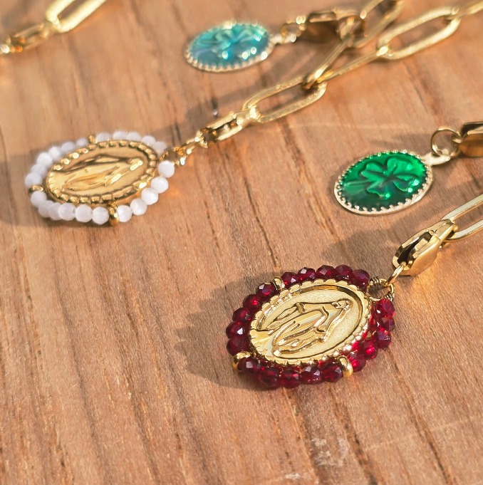 MOOCH London - Waterproof Gold Plated Santa Maria Necklace