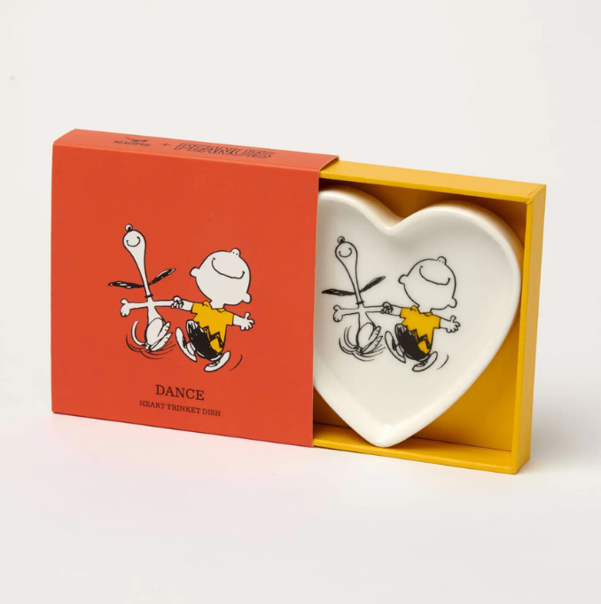 Snoopy - Peanuts Heart Trinket Dish - Dance