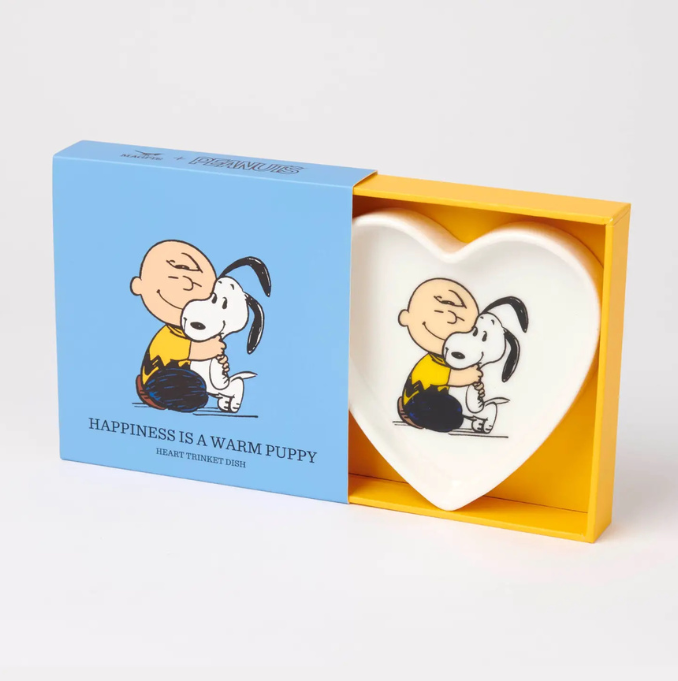Snoopy - Peanuts Heart Trinket Dish - Puppy