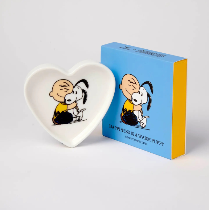 Snoopy - Peanuts Heart Trinket Dish - Puppy