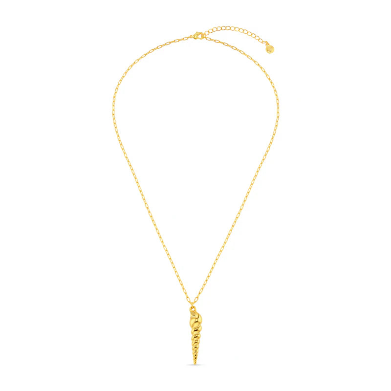 Orelia London - Spiral Shell Charm Necklace