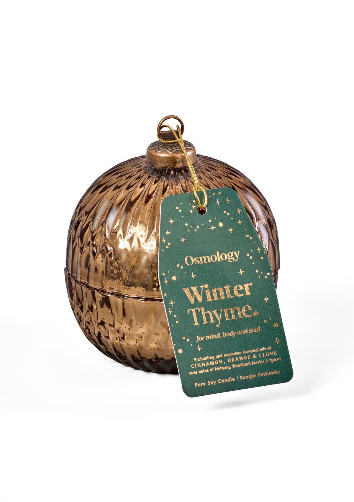 Winter Thyme - Christmas Bauble Candle