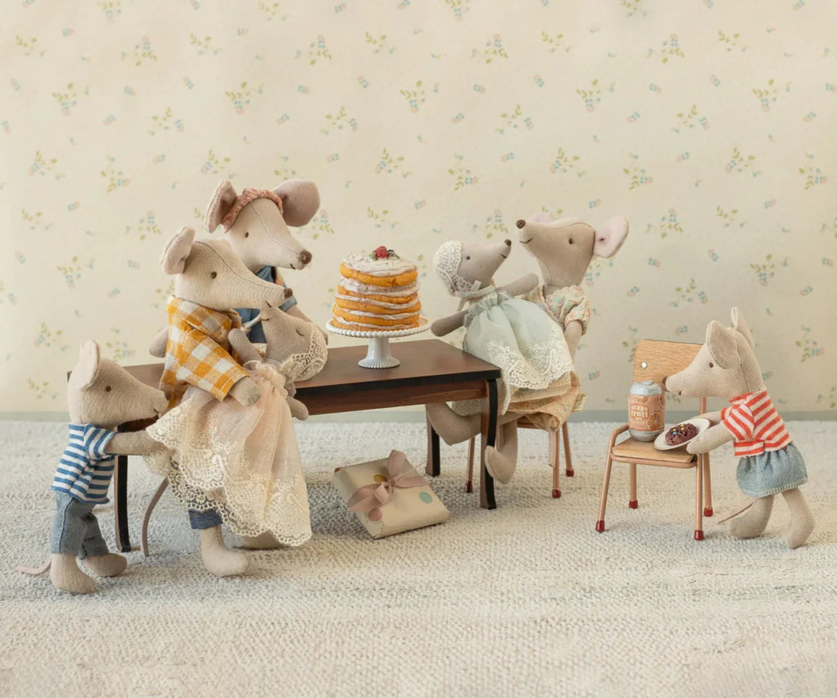 Maileg - Baby Mouse in Gown - Mint