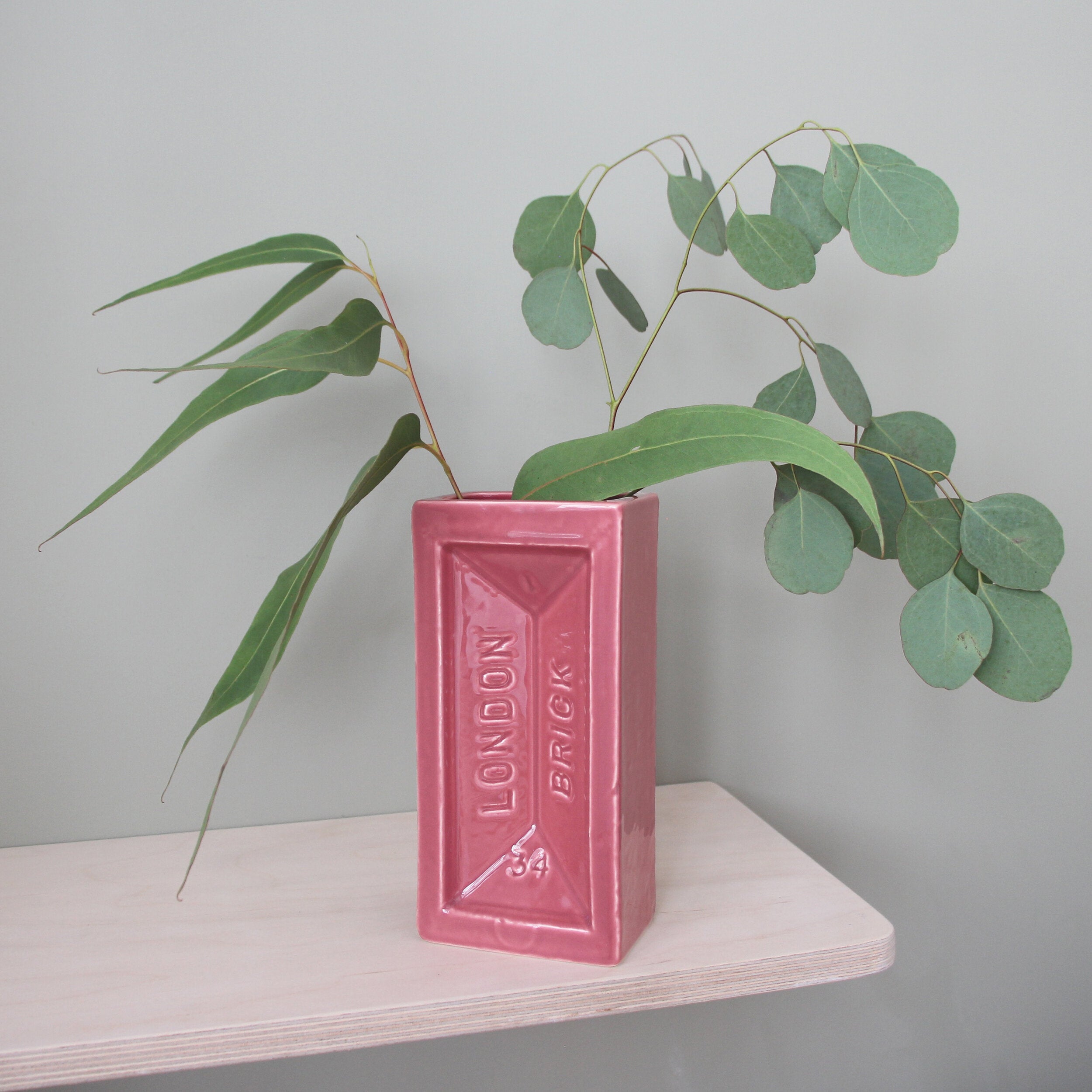 London Brick Vase -Pink