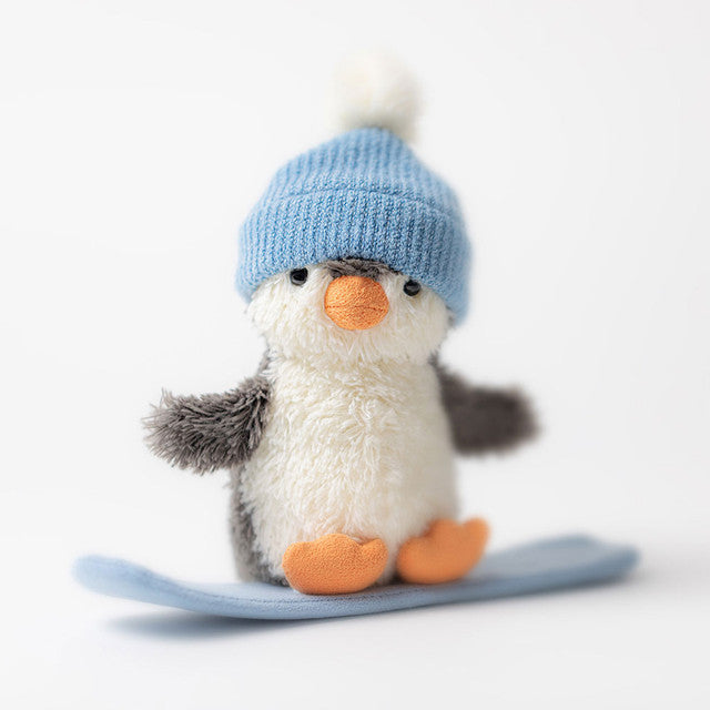 Jellycat - Peanut Penguin Snowboarding Small