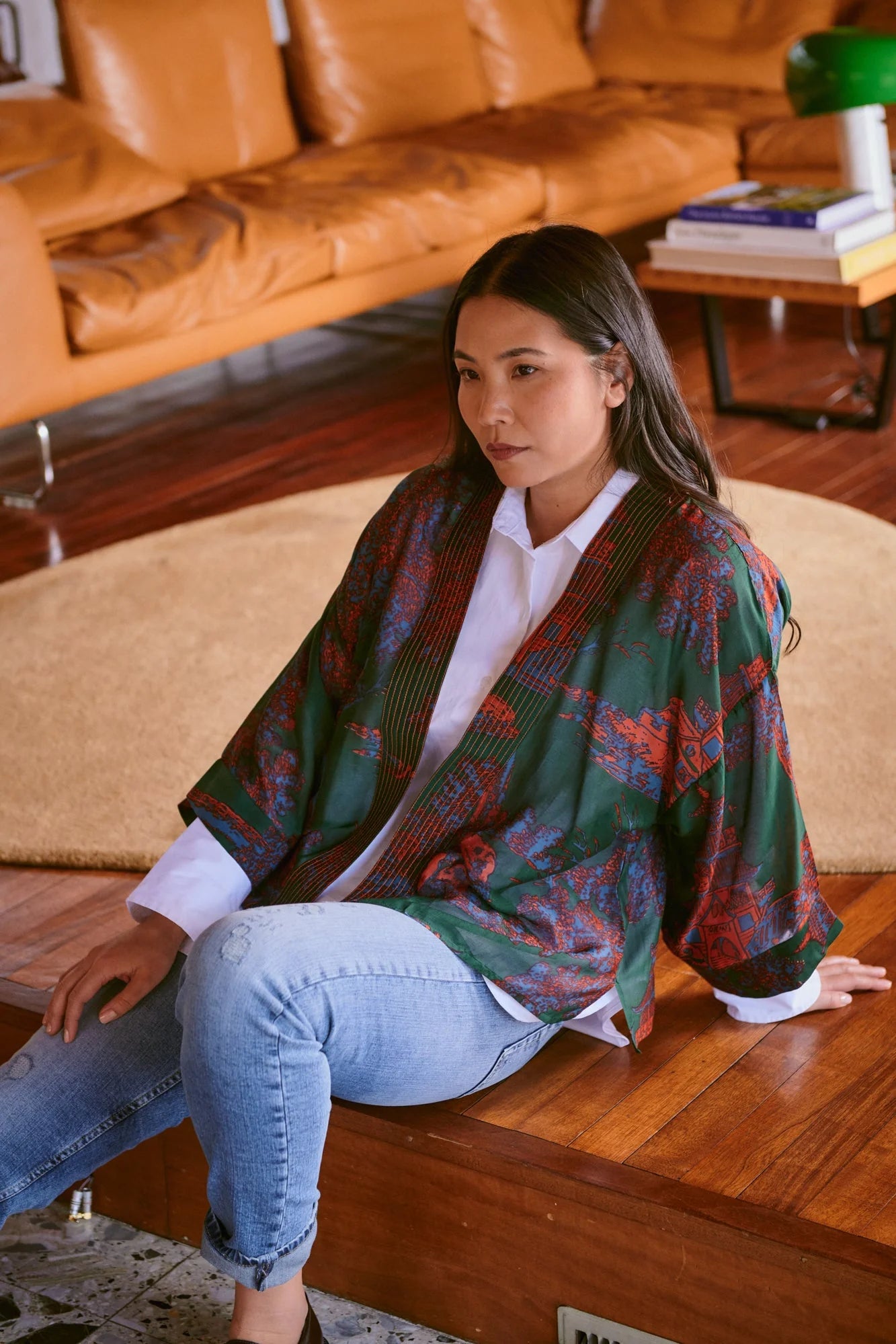 One Hundred Stars - Pagoda Kimono - Forest