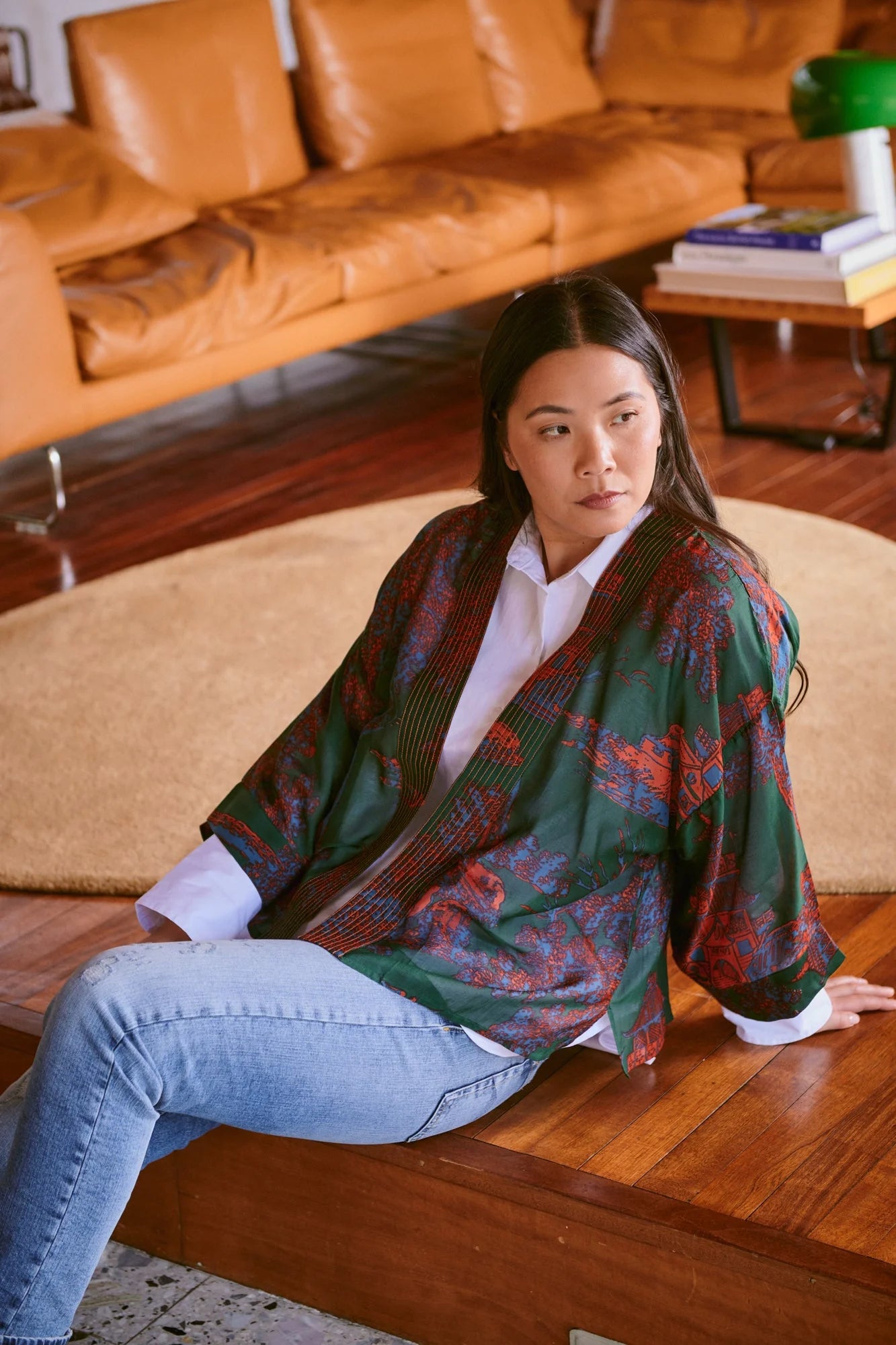 One Hundred Stars - Pagoda Kimono - Forest