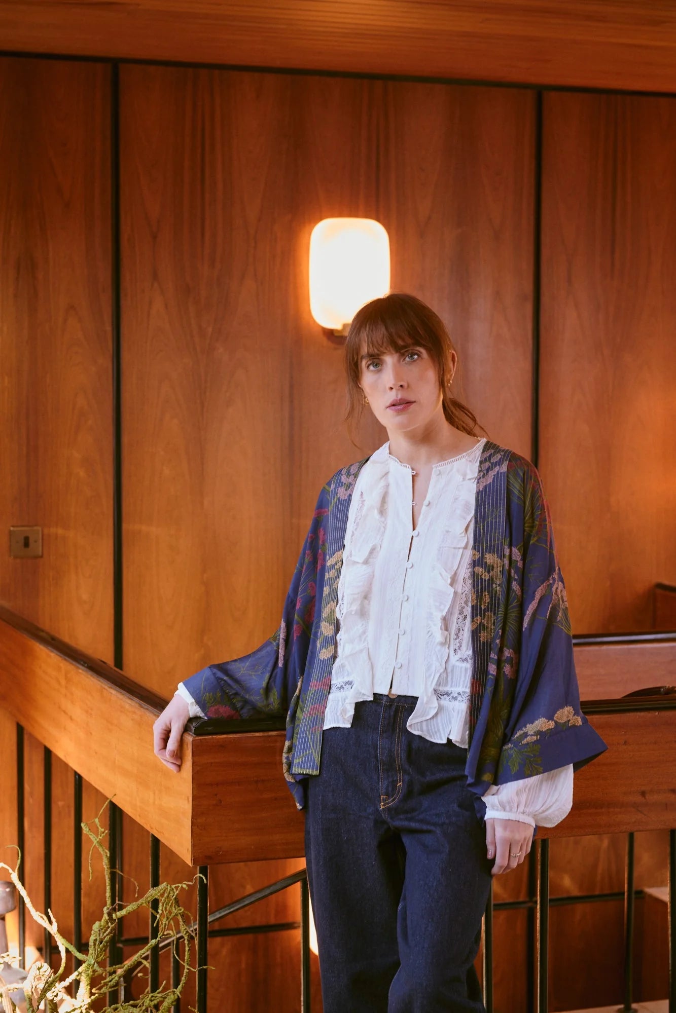 One Hundred Stars - Kimono - Parsley Seed Navy