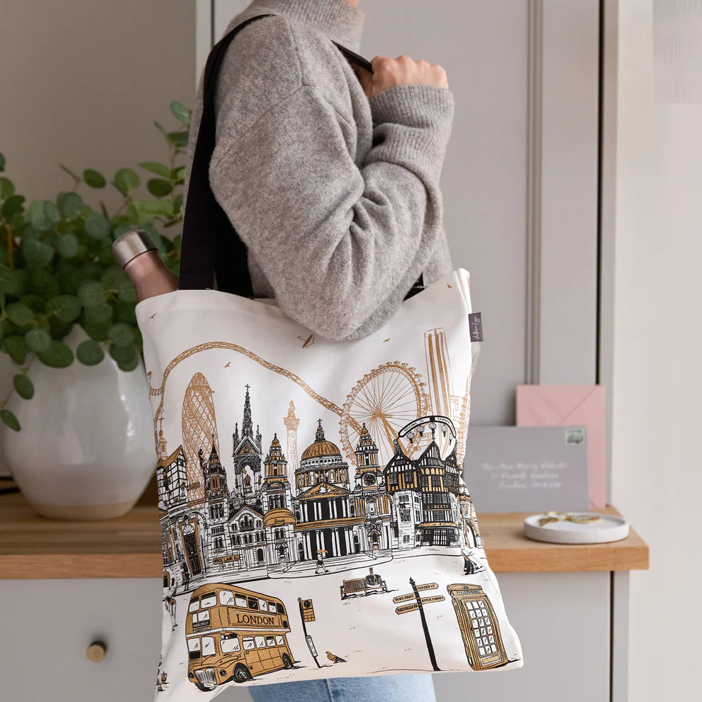 Quintessentially London Canvas Tote Bag