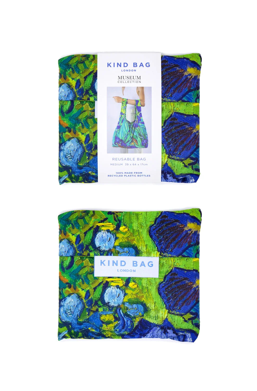 Kind Bag - Medium Reusable Bag - Van Gogh Irises
