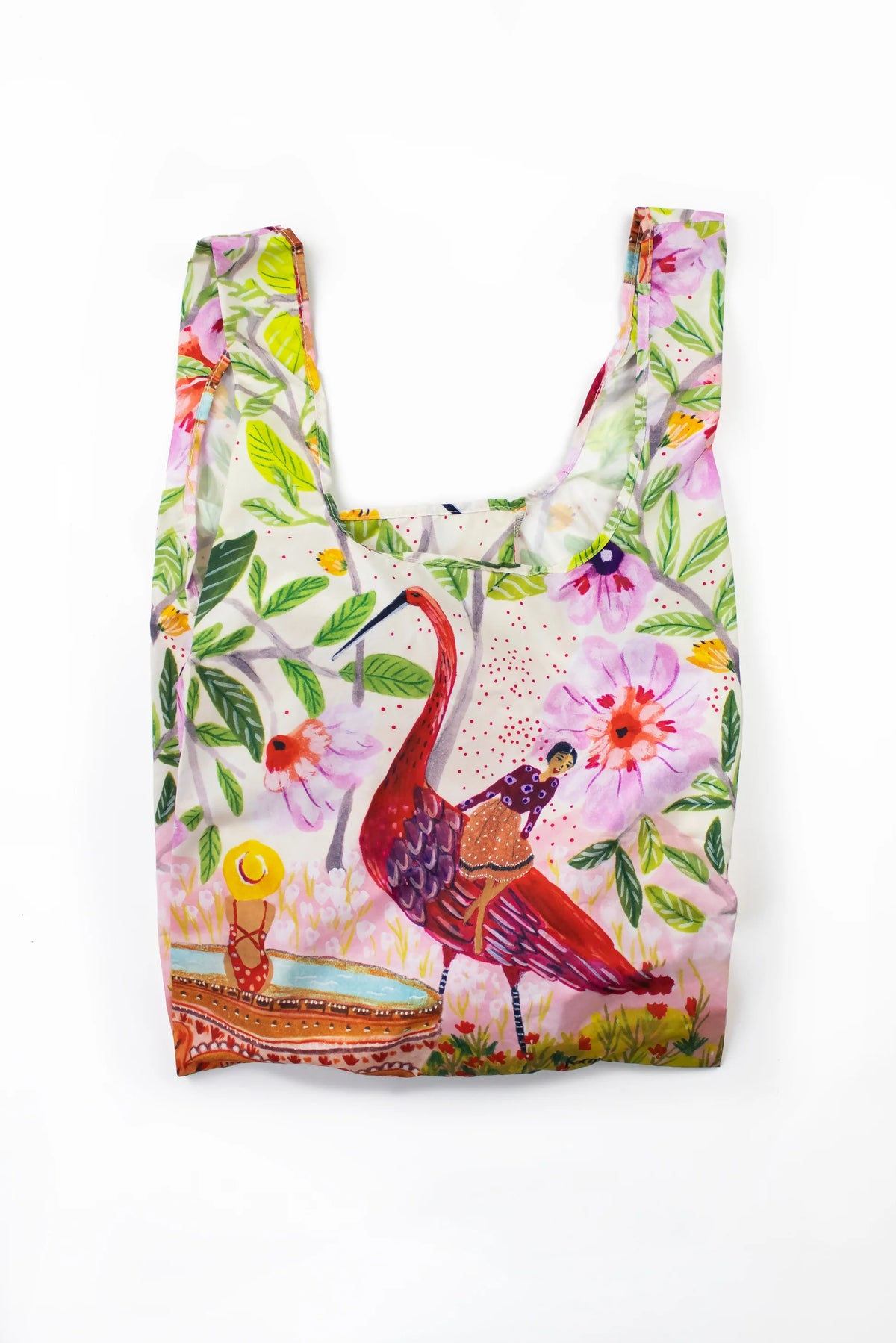 Kind Bag - Medium Reusable Bag - Roeqie Red Bird