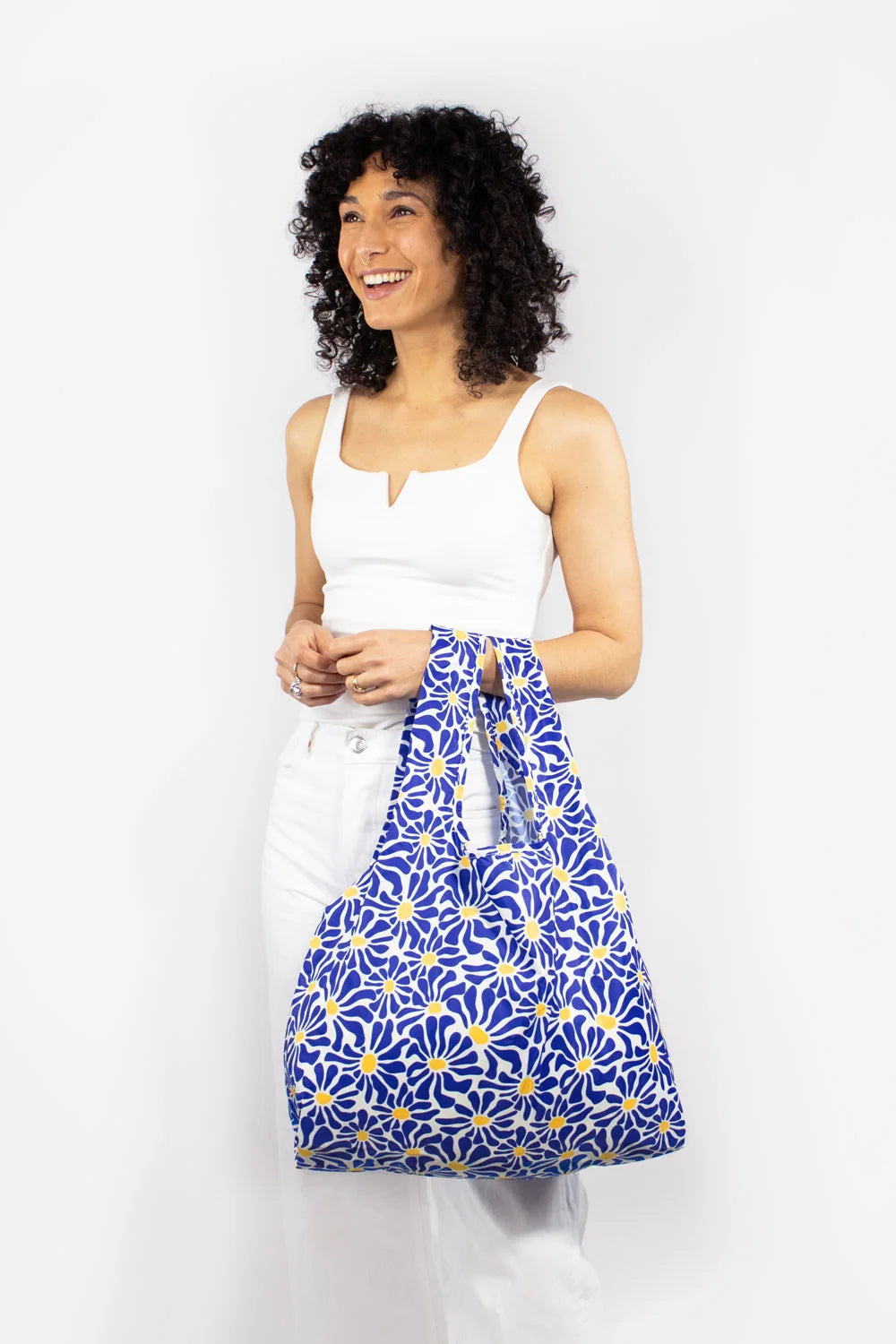 Kind Bag - Medium Reusable Bag - Abstract Flowers
