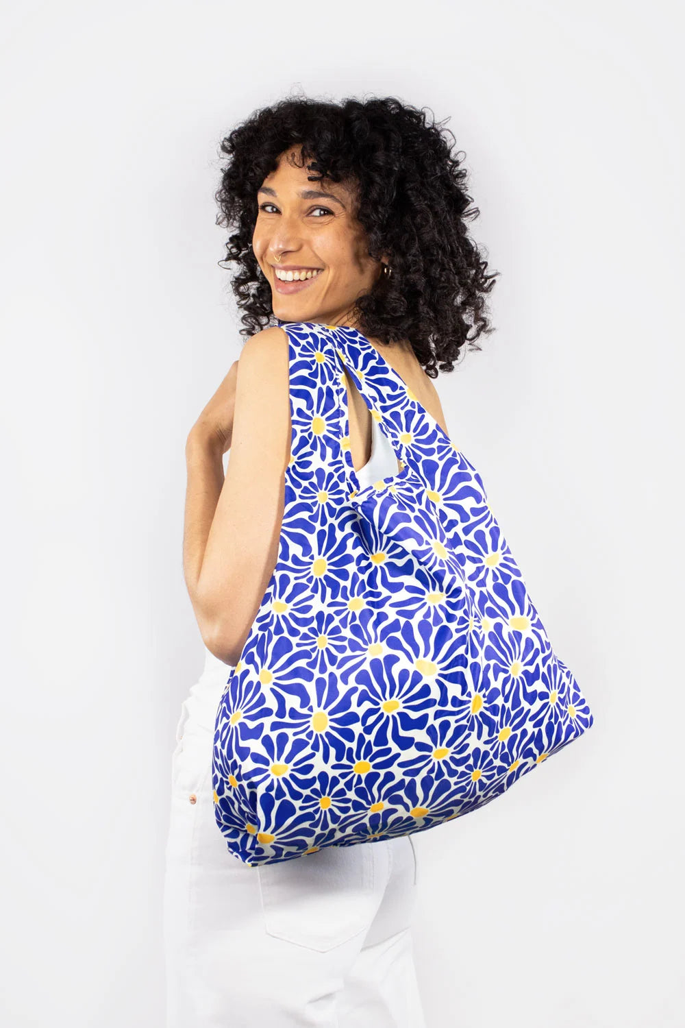 Kind Bag - Medium Reusable Bag - Abstract Flowers