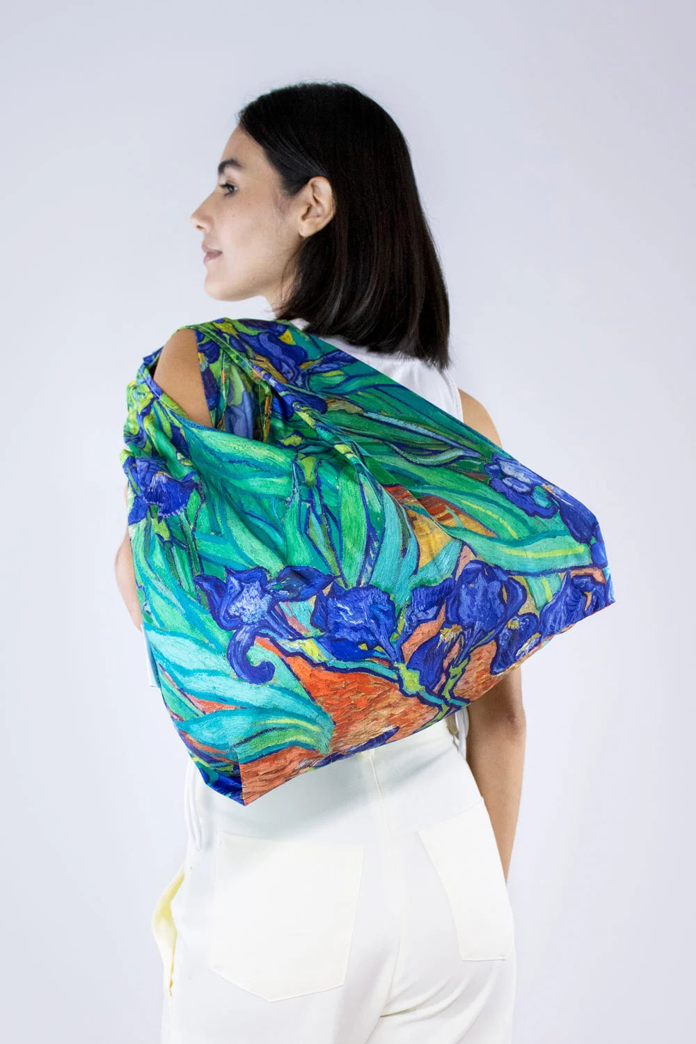 Kind Bag - Medium Reusable Bag - Van Gogh Irises
