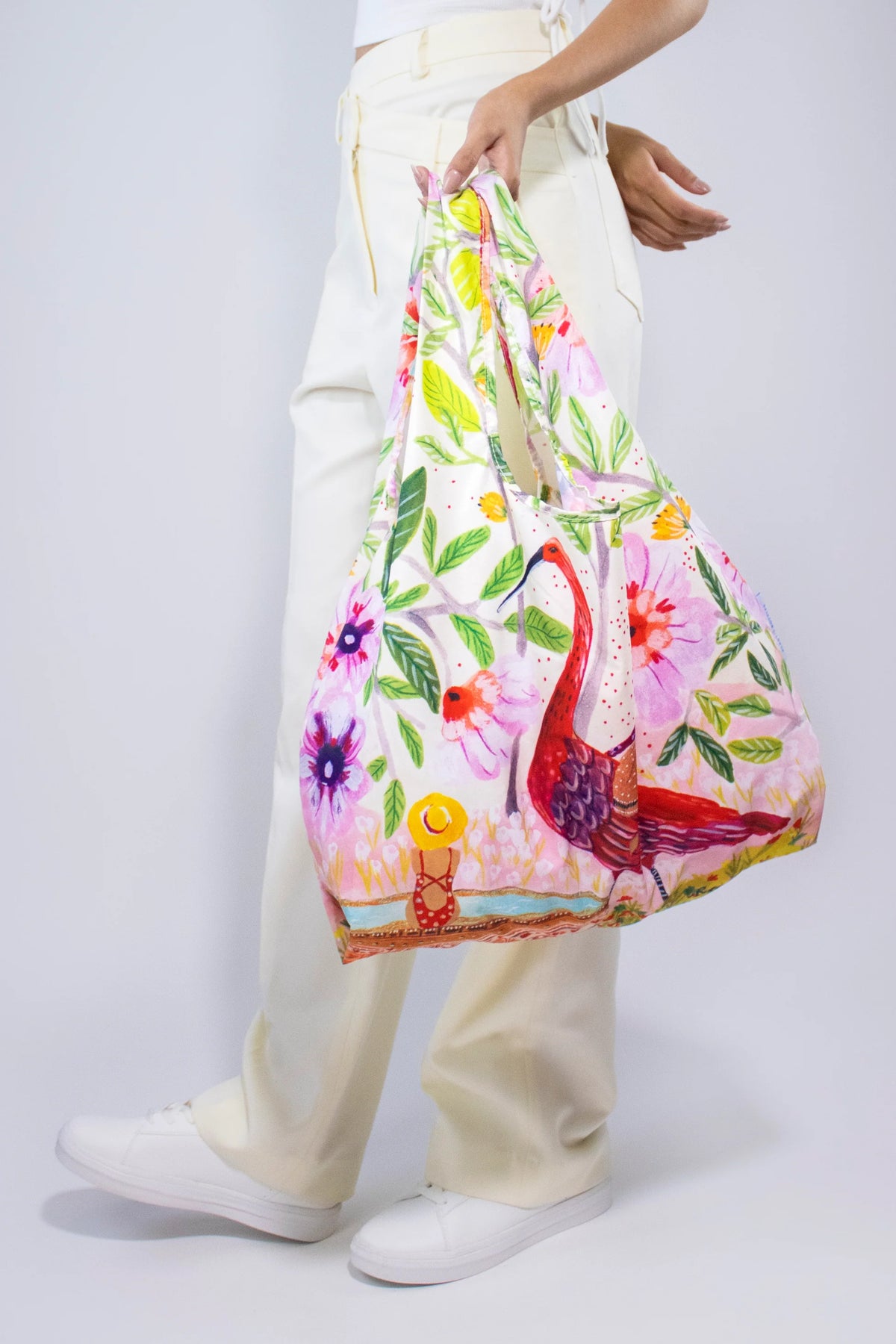 Kind Bag - Medium Reusable Bag - Roeqie Red Bird