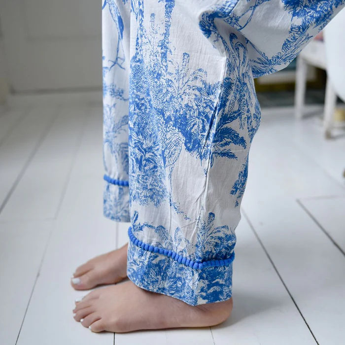 Blue & White Safari Pyjamas - Medium/Large