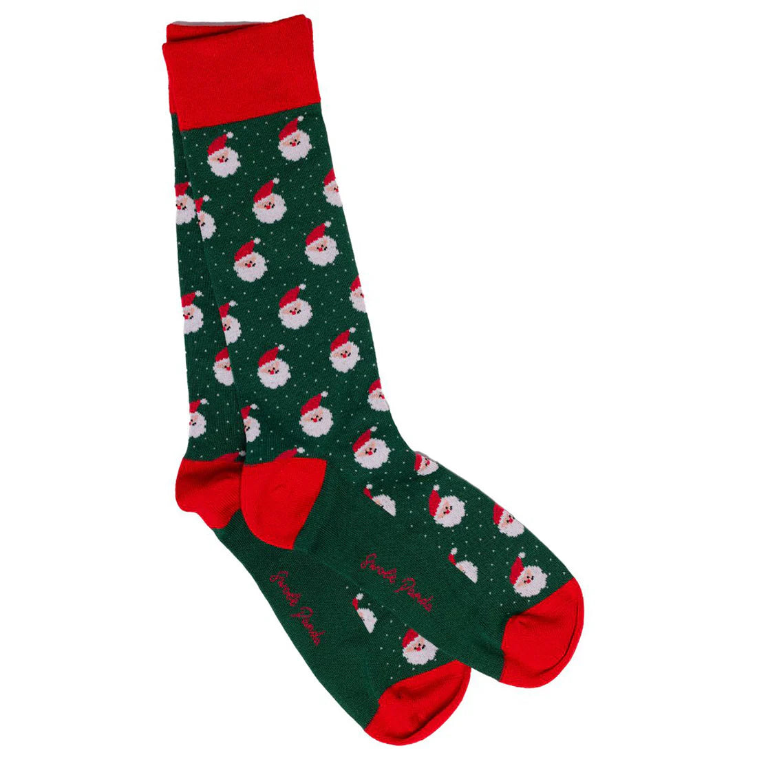Swole Panda - Santa Claus Bamboo Socks L