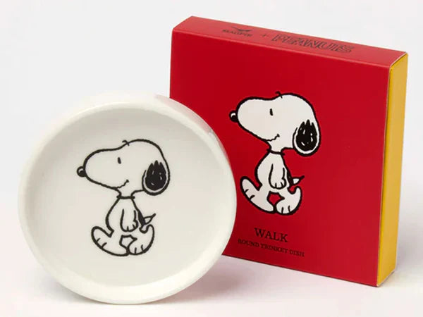 Snoopy - Peanuts Round Shaped Trinket Dish - Snoopy Walk