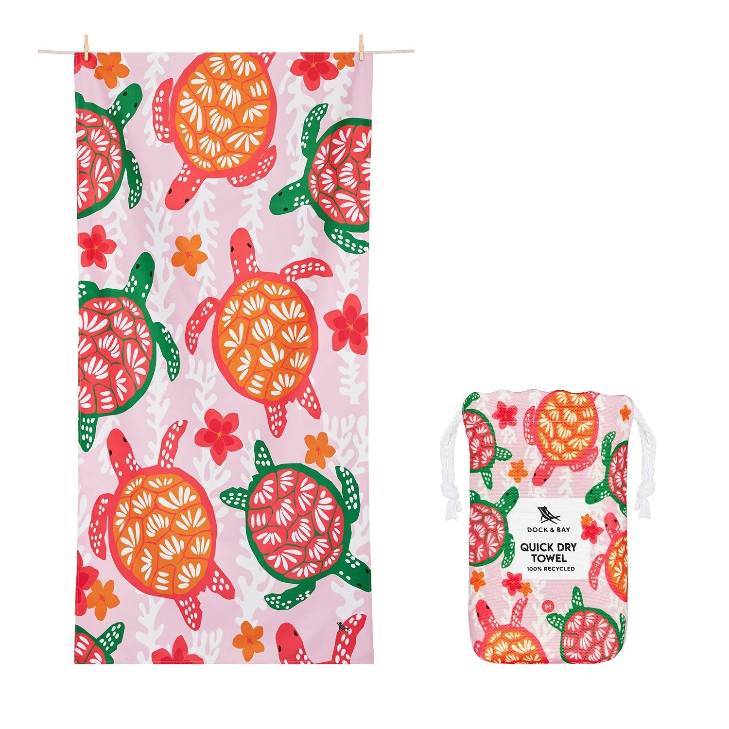 Beach Towel - Turtley Tropical - Kids