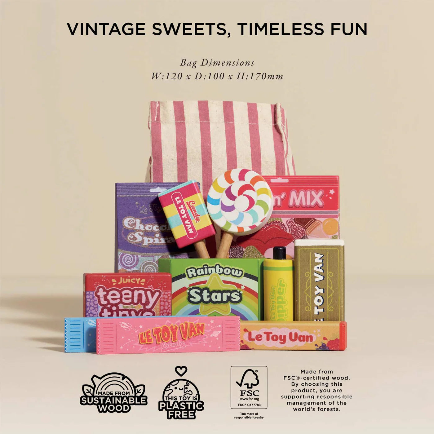 Le Toy Van - Retro Sweets & Candy Role Play Set