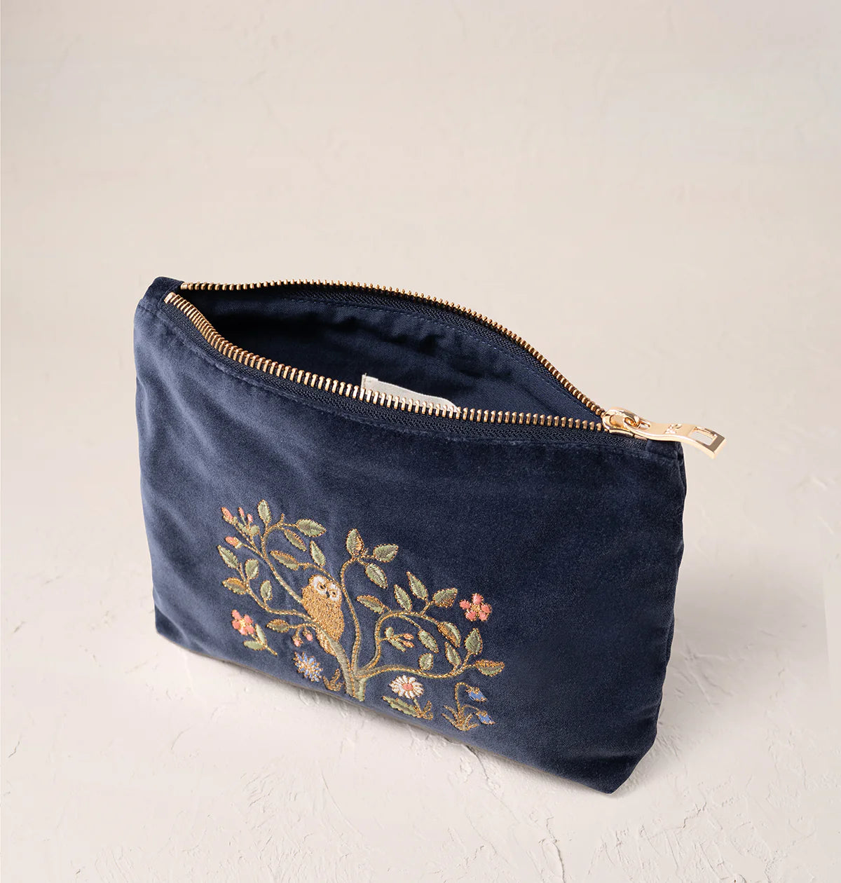 Tree of Life Mini Pouch - Indigo