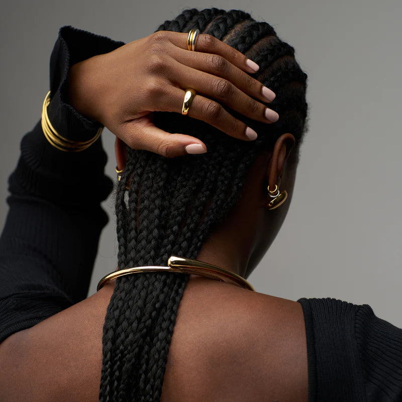 Orelia - Polished Domed Ring - S/M