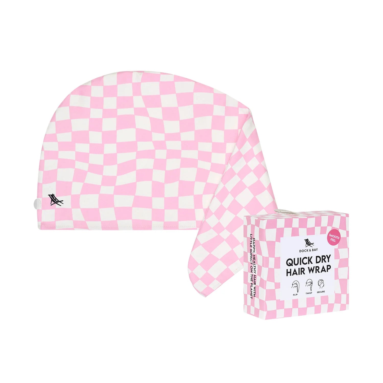 Dock & Bay Hair Wrap - Bubblegum Broadwalk