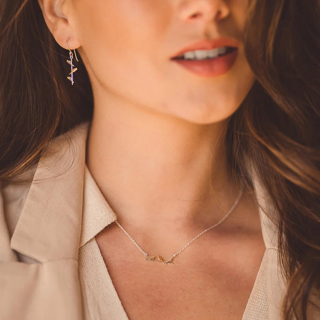Bird on a Wire Necklace