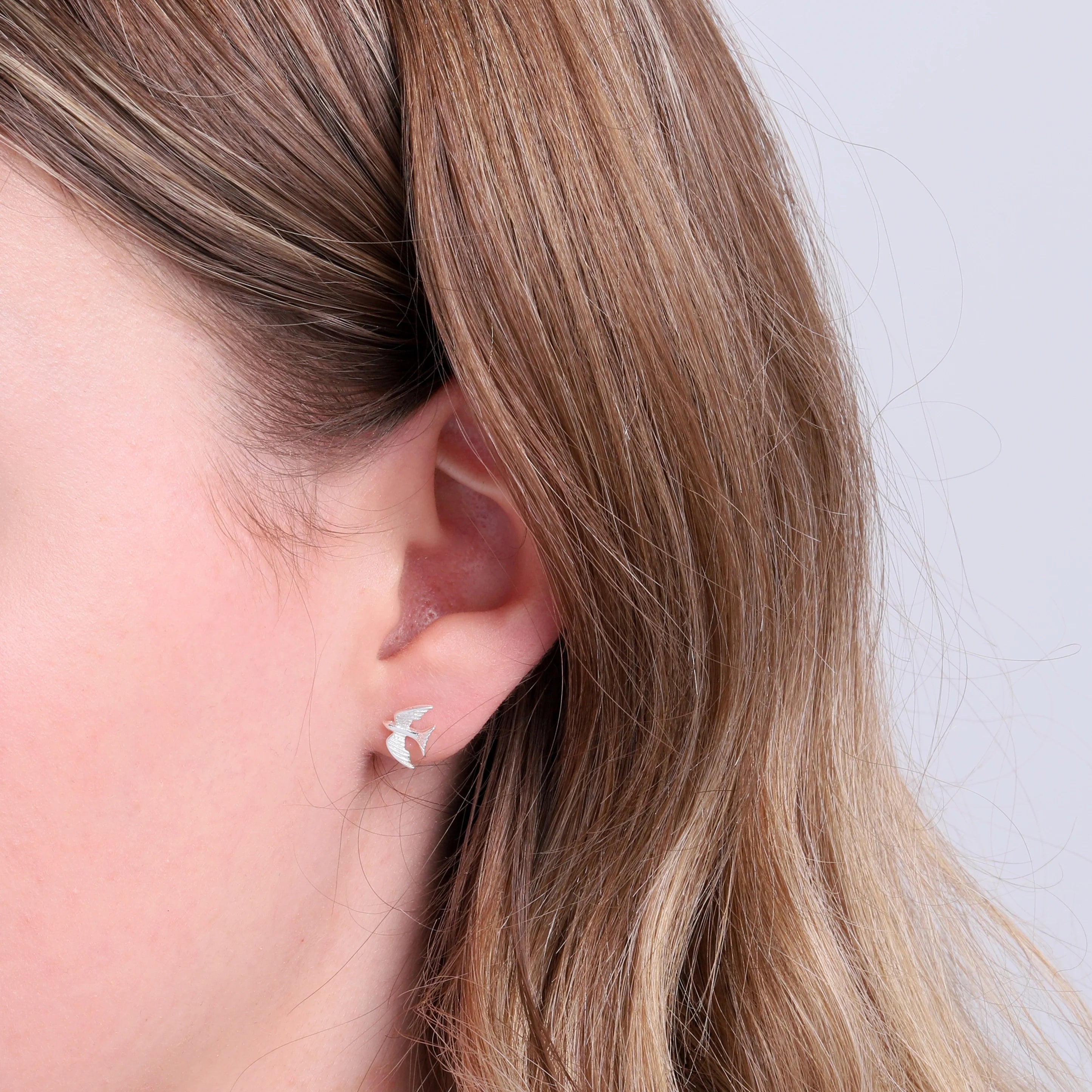 Attic - Bird Earrings - Silver