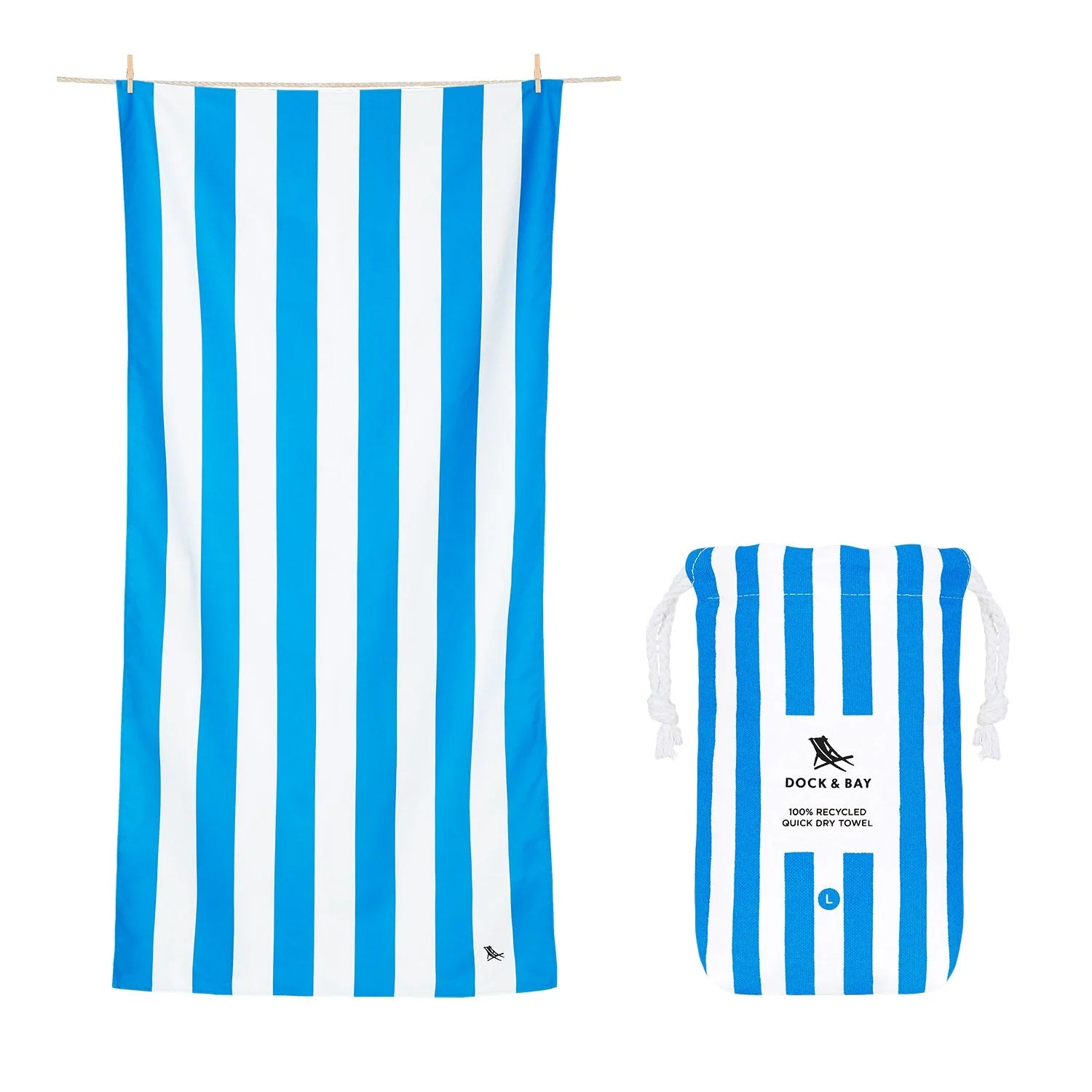Beach Towel - Bondi Blue XL