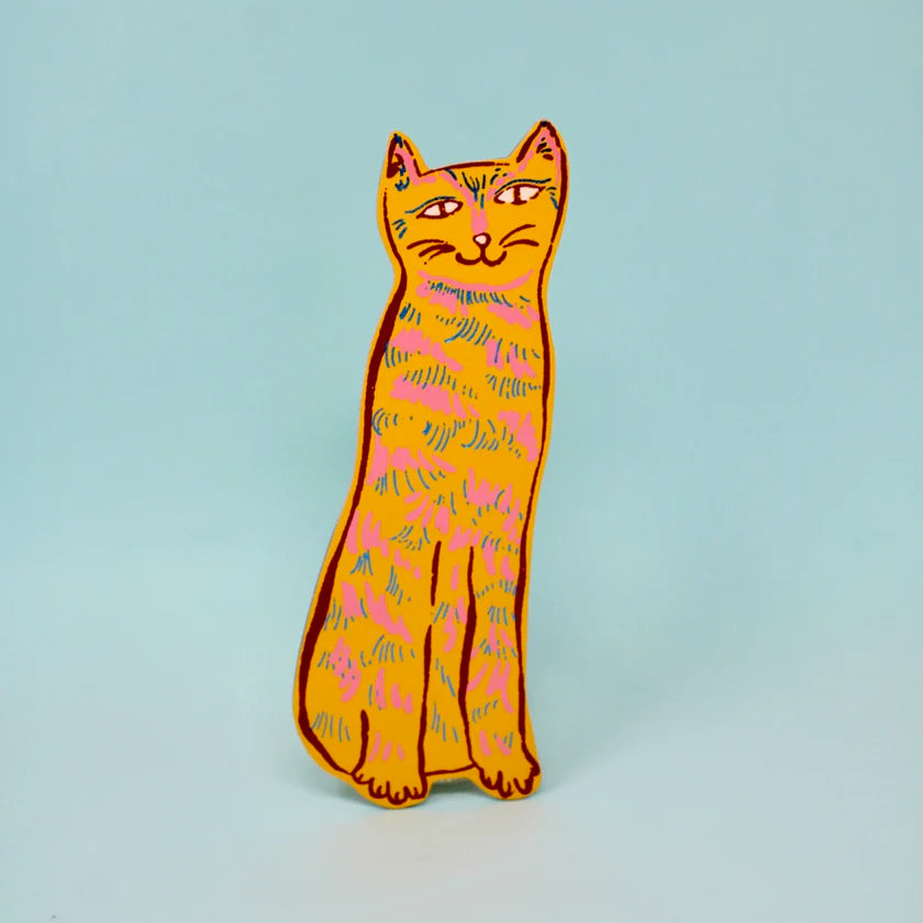 Ark - Cat Tails Bookmark - Yellow