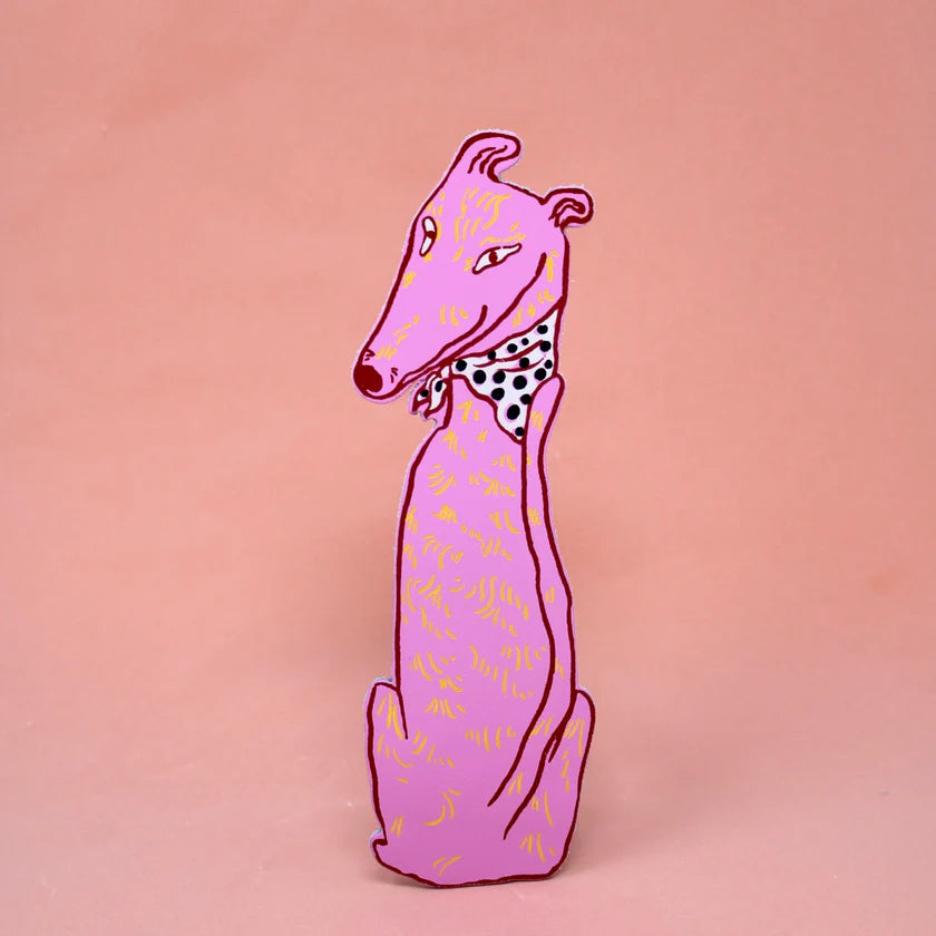 Ark - Dog Tails Bookmark - Hot Pink