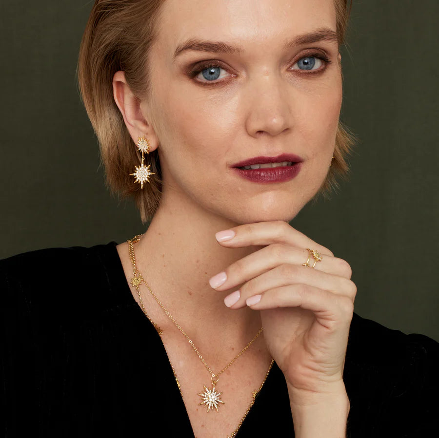 Ashiana - Elsa Star Earrings